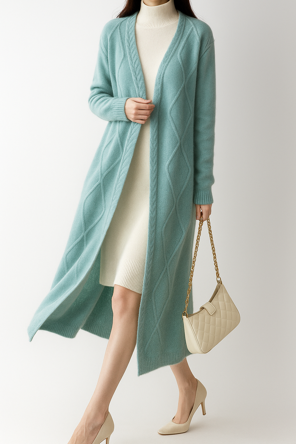 Duttini | Cable-Knit Cardigan