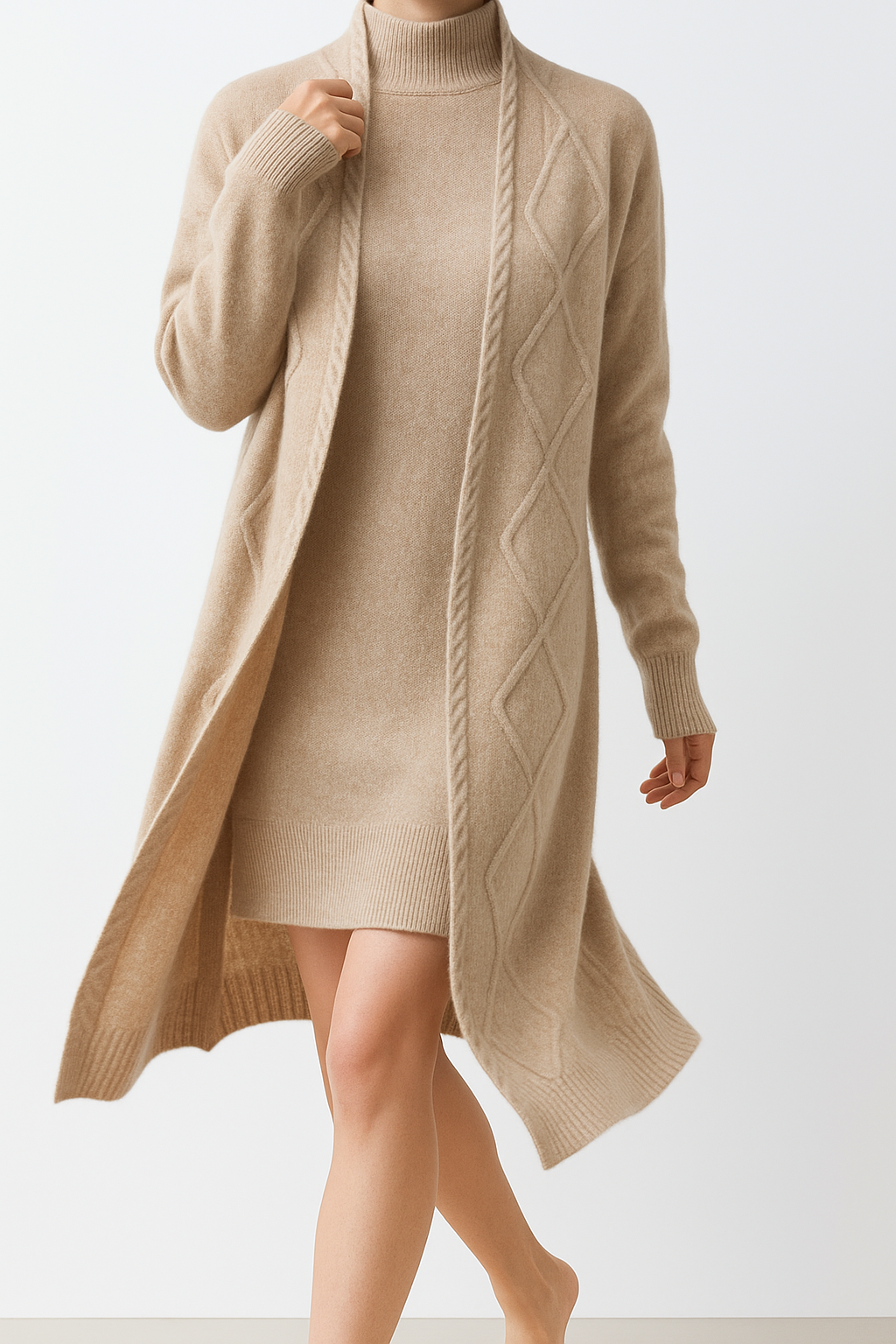 Duttini | Cable-Knit Cardigan