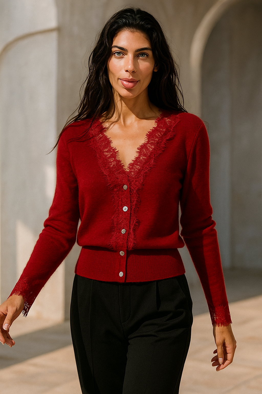 Duttini | Lace Cardigan