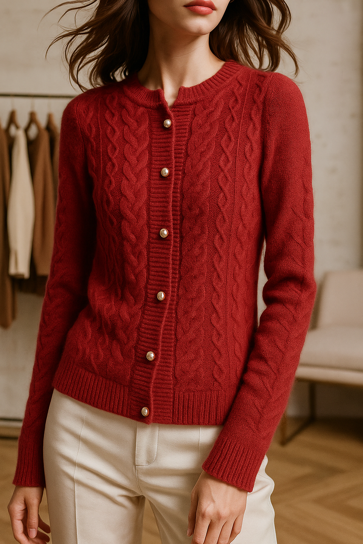 Duttini | Pearl Button Cardigan