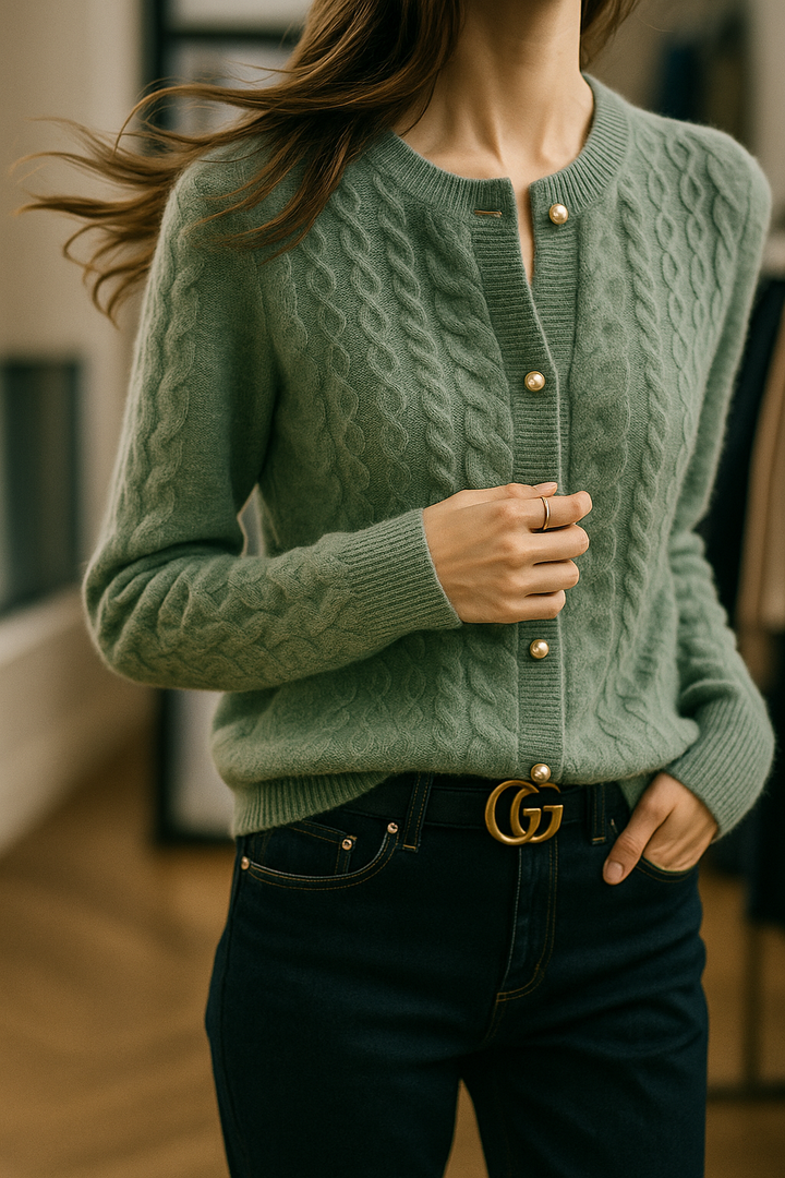 Duttini | Pearl Button Cardigan
