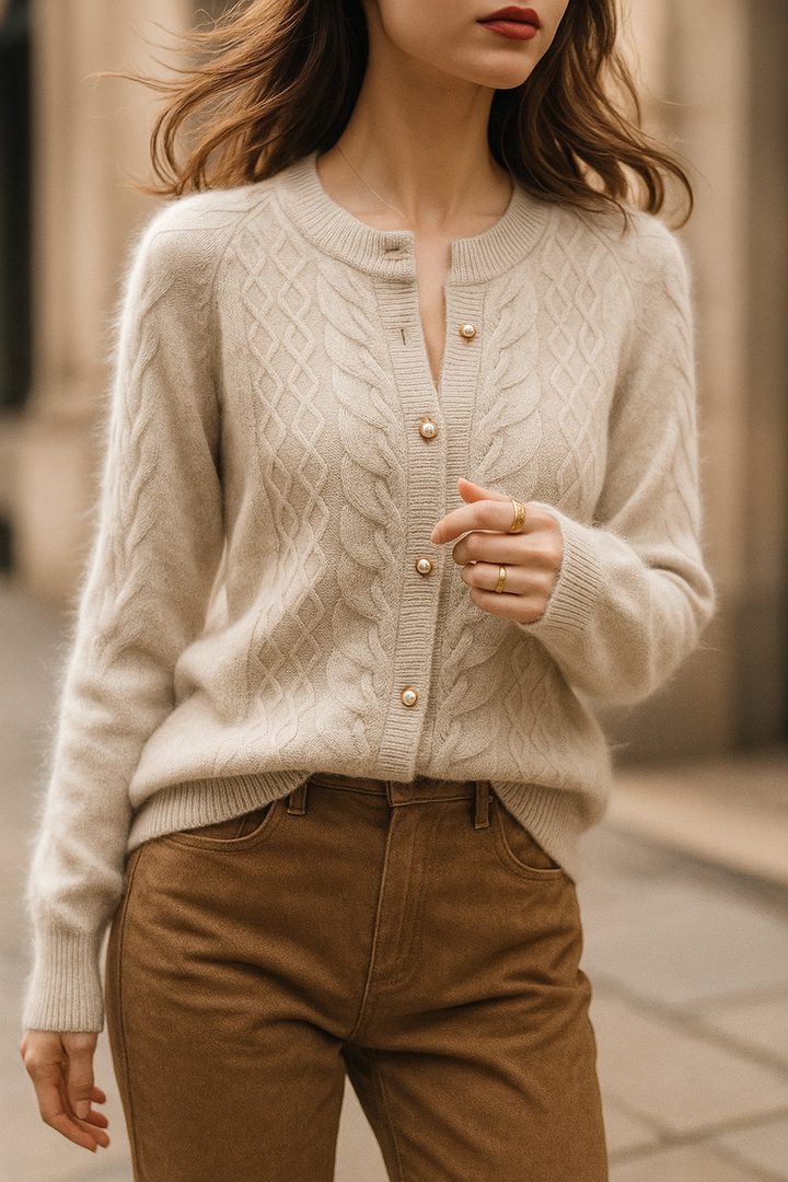 Duttini | Pearl Button Cardigan