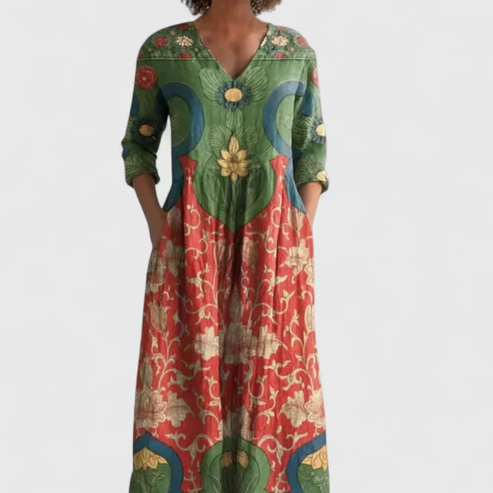 Duttini | Sophisticated Midi Dress for Women in Elegant Fabric
