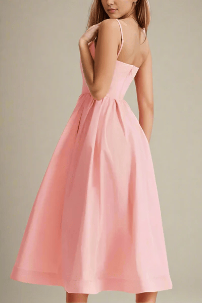 Duttini | Satin Finish Midi Dress
