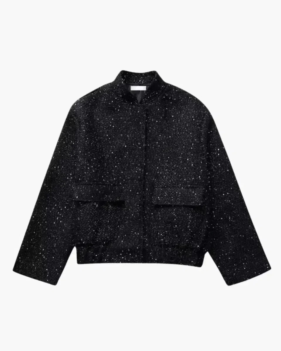 Duttini | Sequin Cropped Jacket
