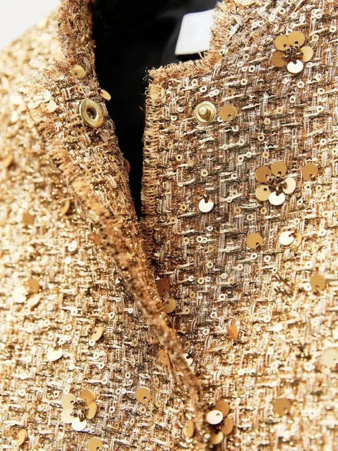 Duttini | Sequin Cropped Jacket