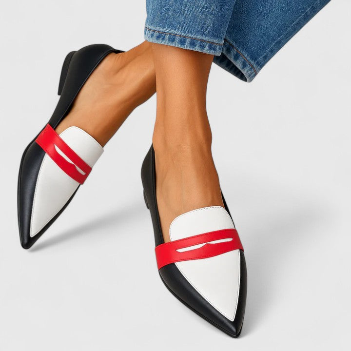 Duttini | Soft-Step Pointed Slip-On Shoe with Cushioned Support
