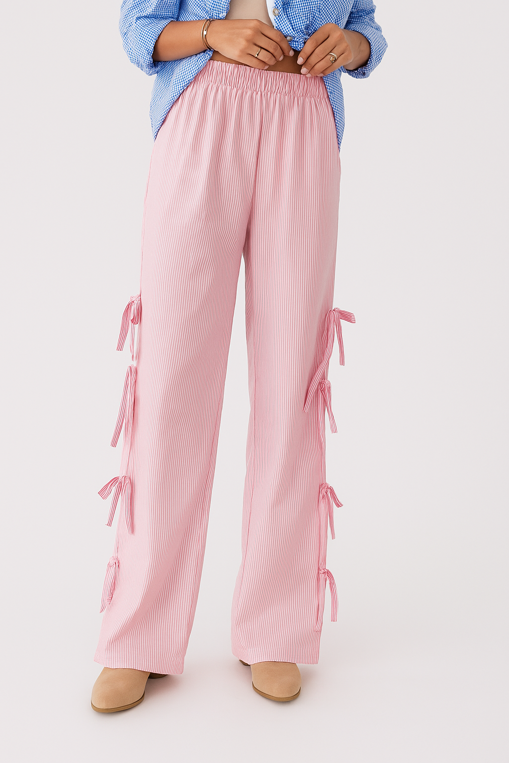 Duttini | Checkered Cotton Trousers