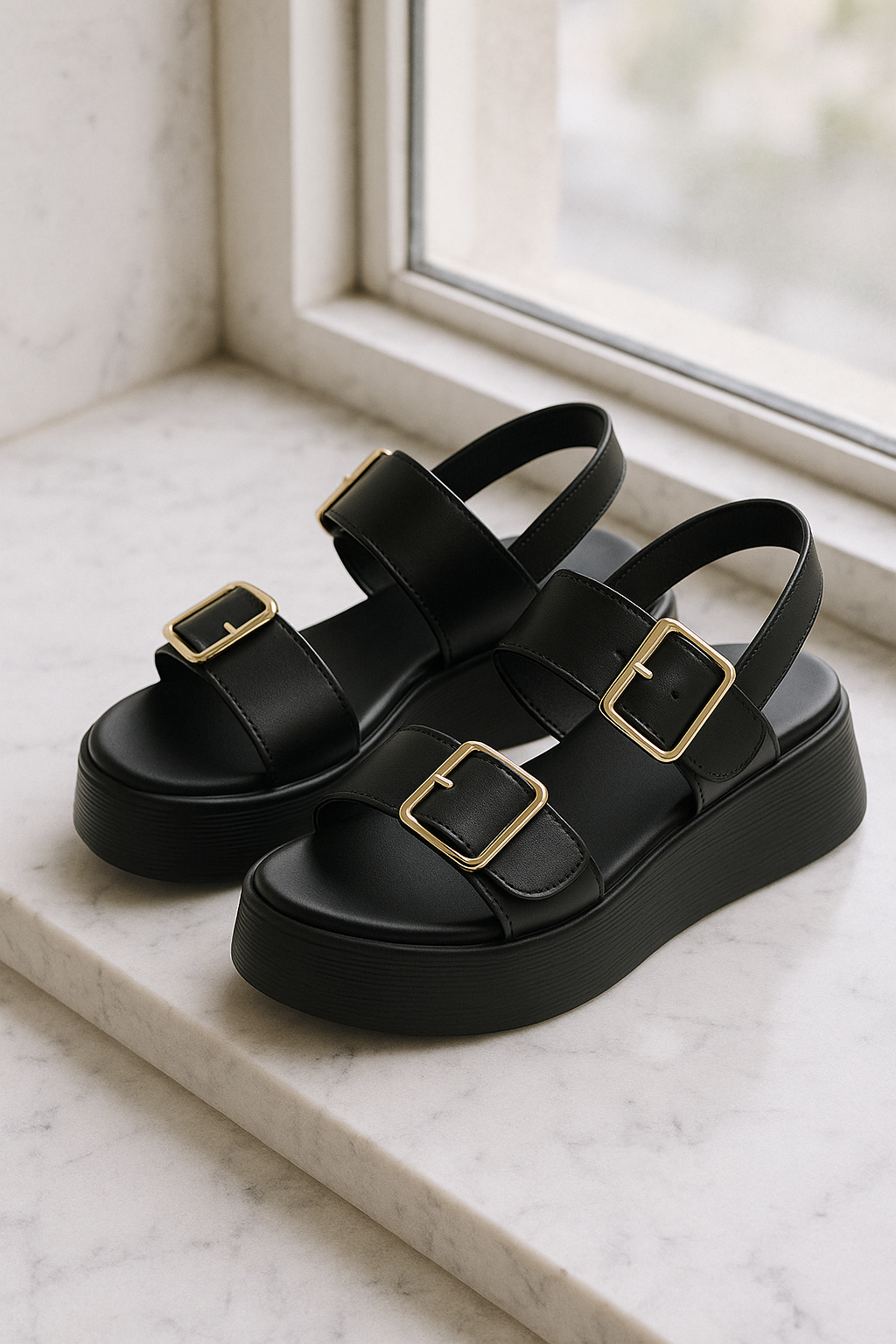 Duttini | Leather Platform Sandal