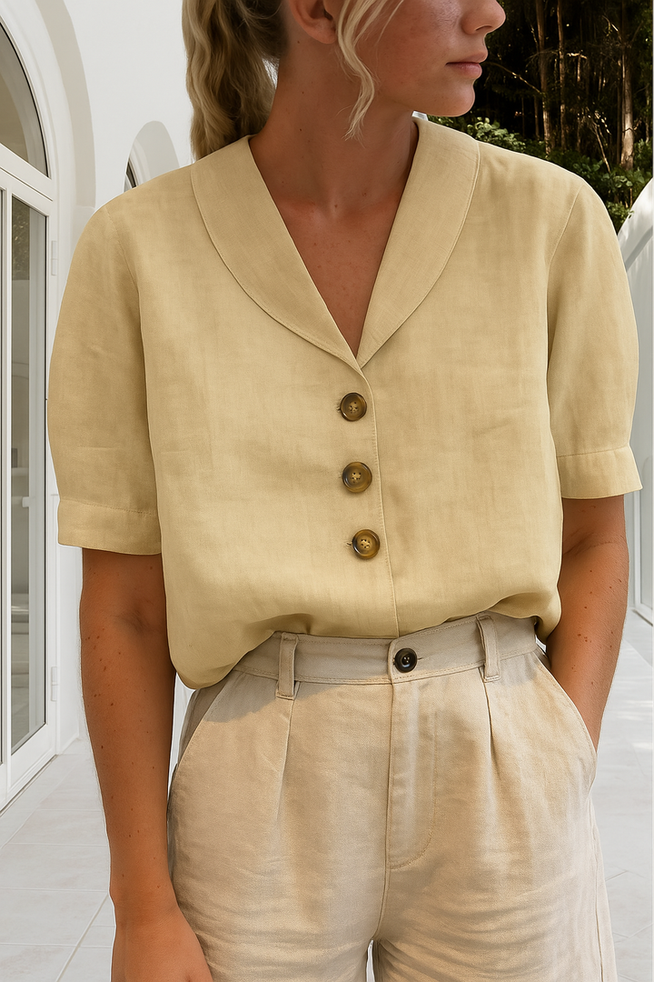 Duttini | Elegant Blouse with Graceful Drape