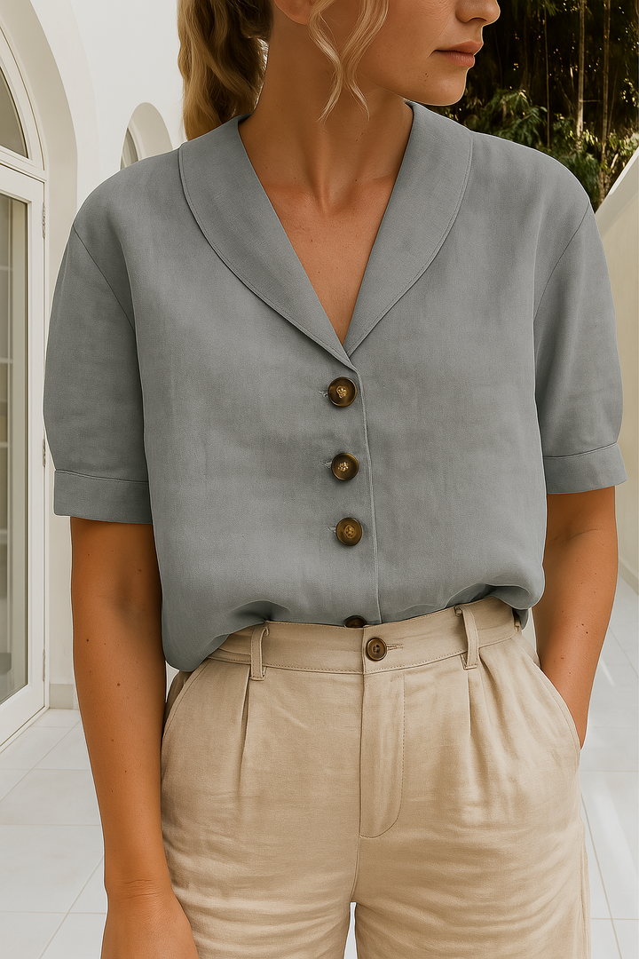 Duttini | Elegant Blouse with Graceful Drape