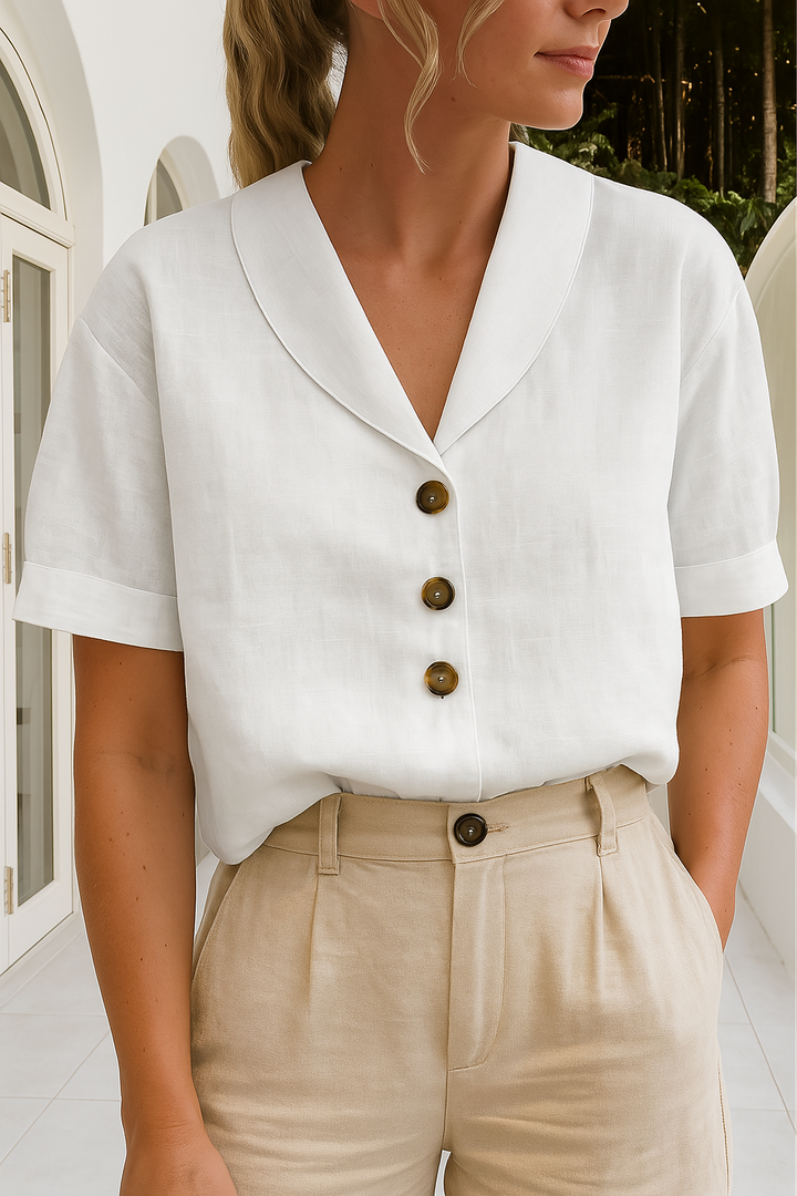 Duttini | Elegant Blouse with Graceful Drape