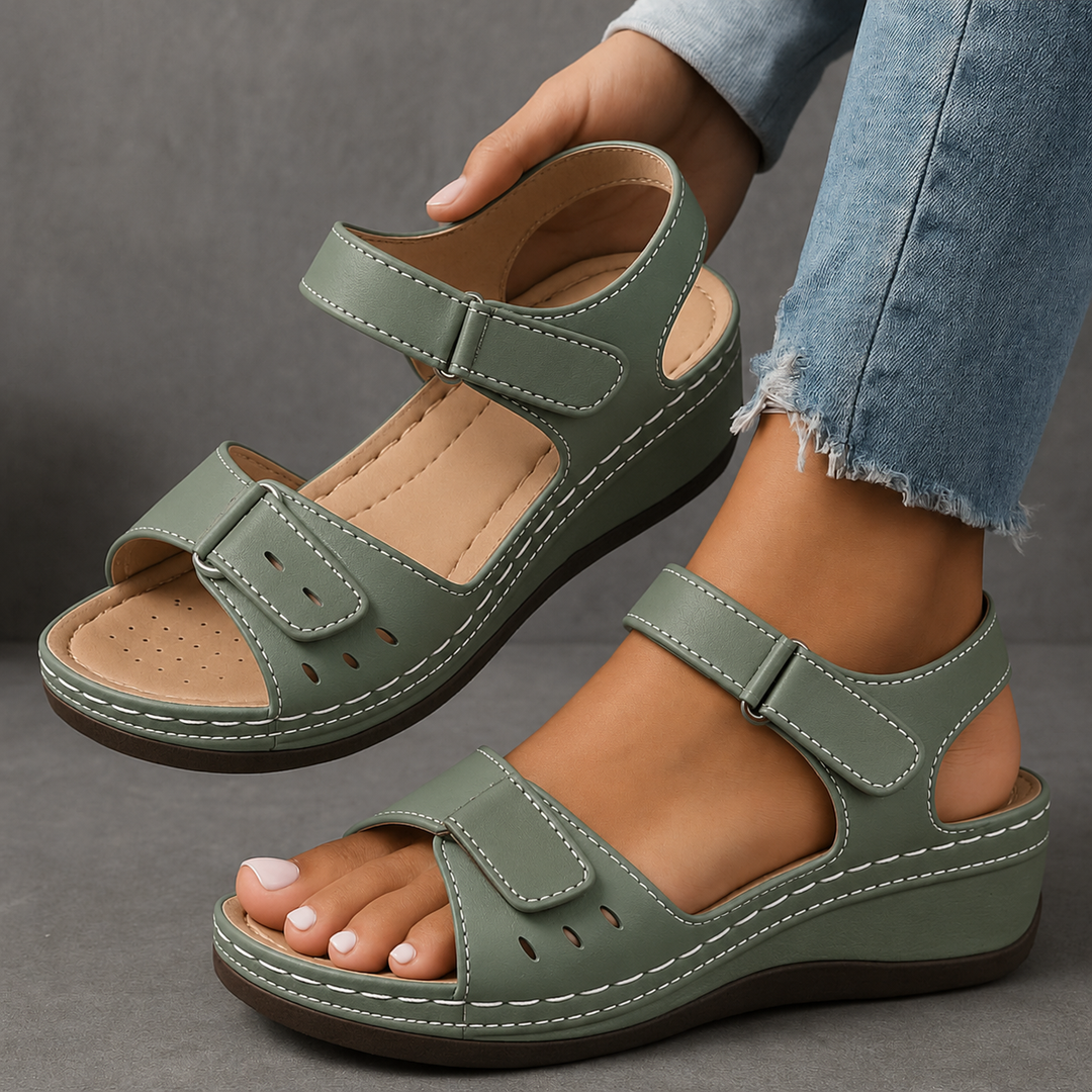 Duttini | Orthopedic Sandals With Wedge Heel