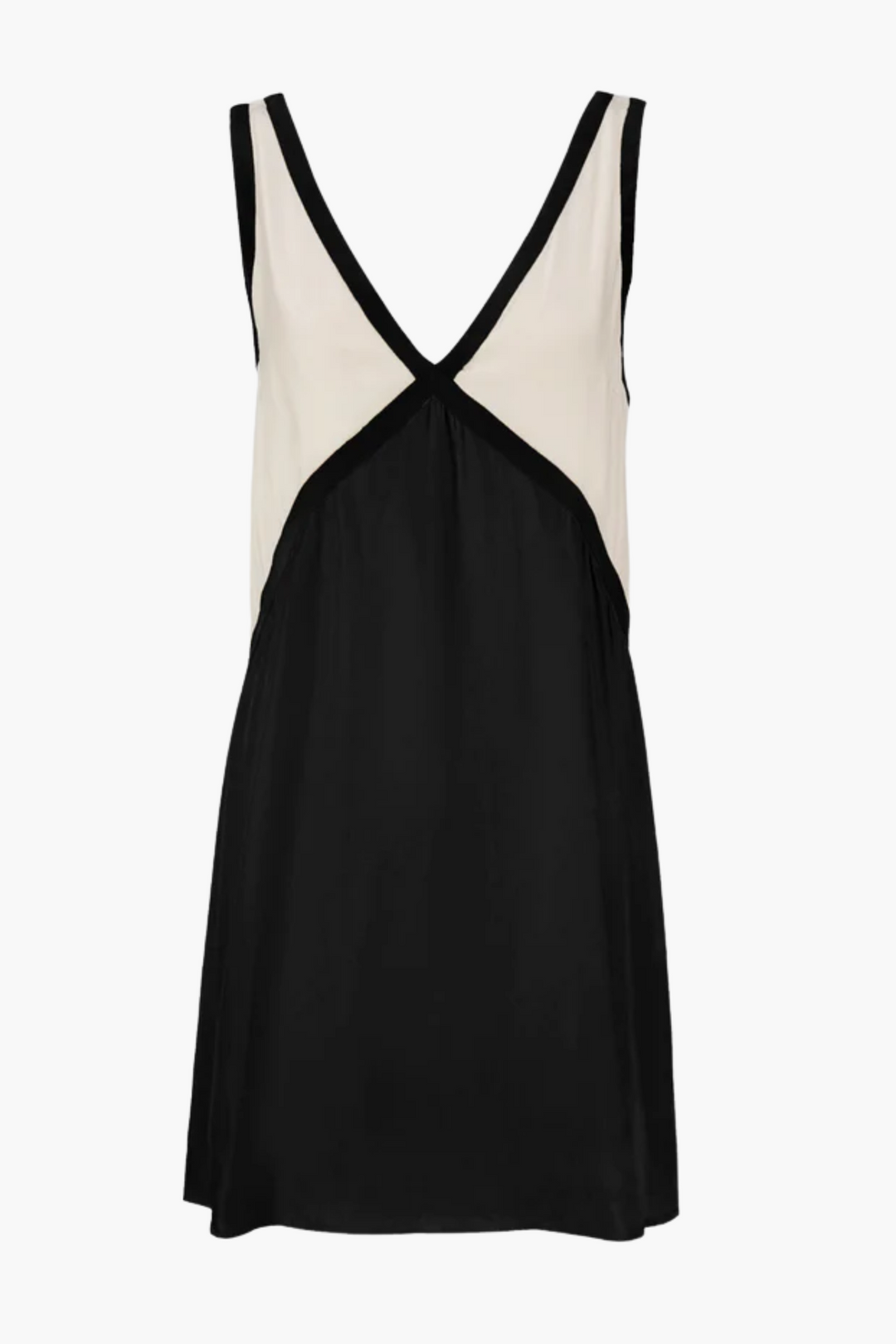 Duttini | Colour-block V-neck mini dress