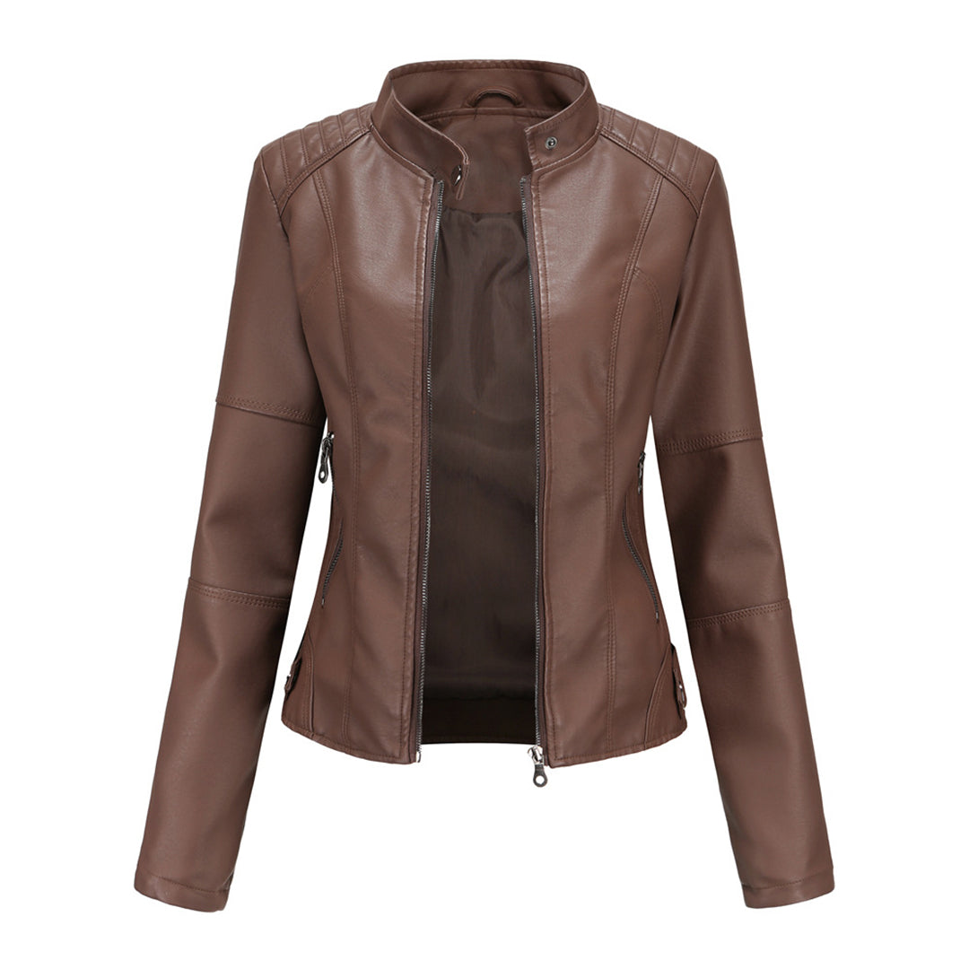 Duttini | Women's Slim-fit Biker Jacket