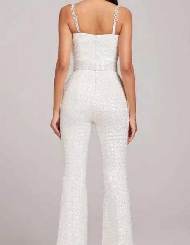 Duttini | Corseted Structure Elegant Jumpsuit
