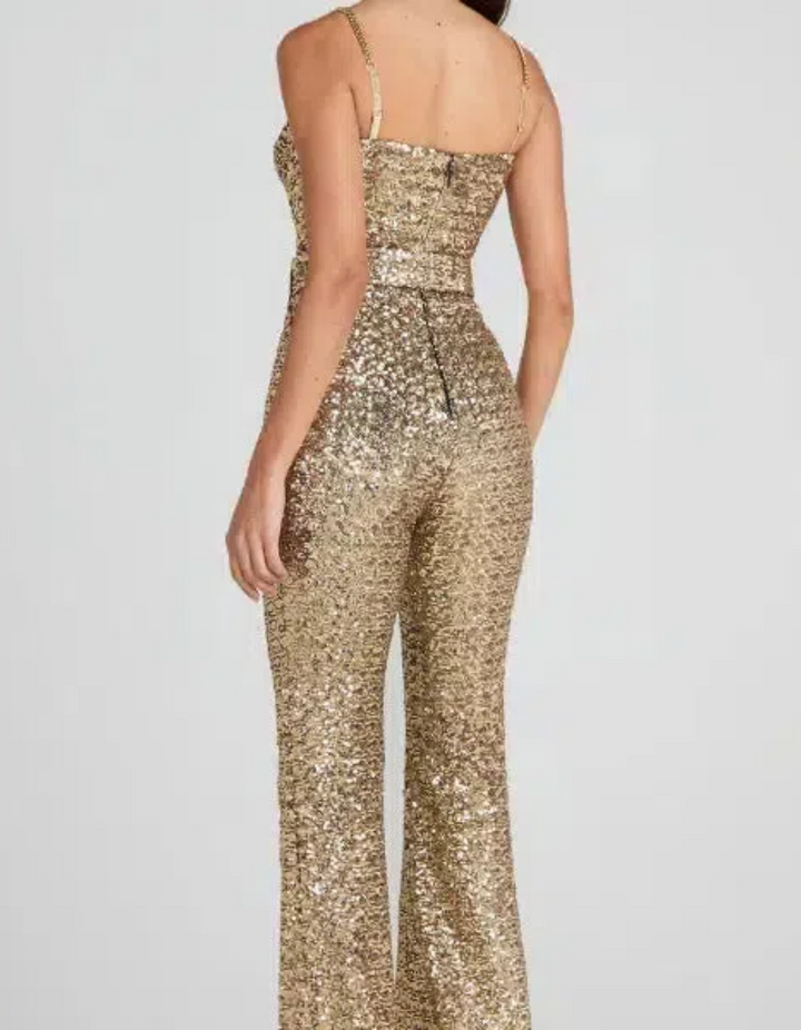 Duttini | Corseted Structure Elegant Jumpsuit