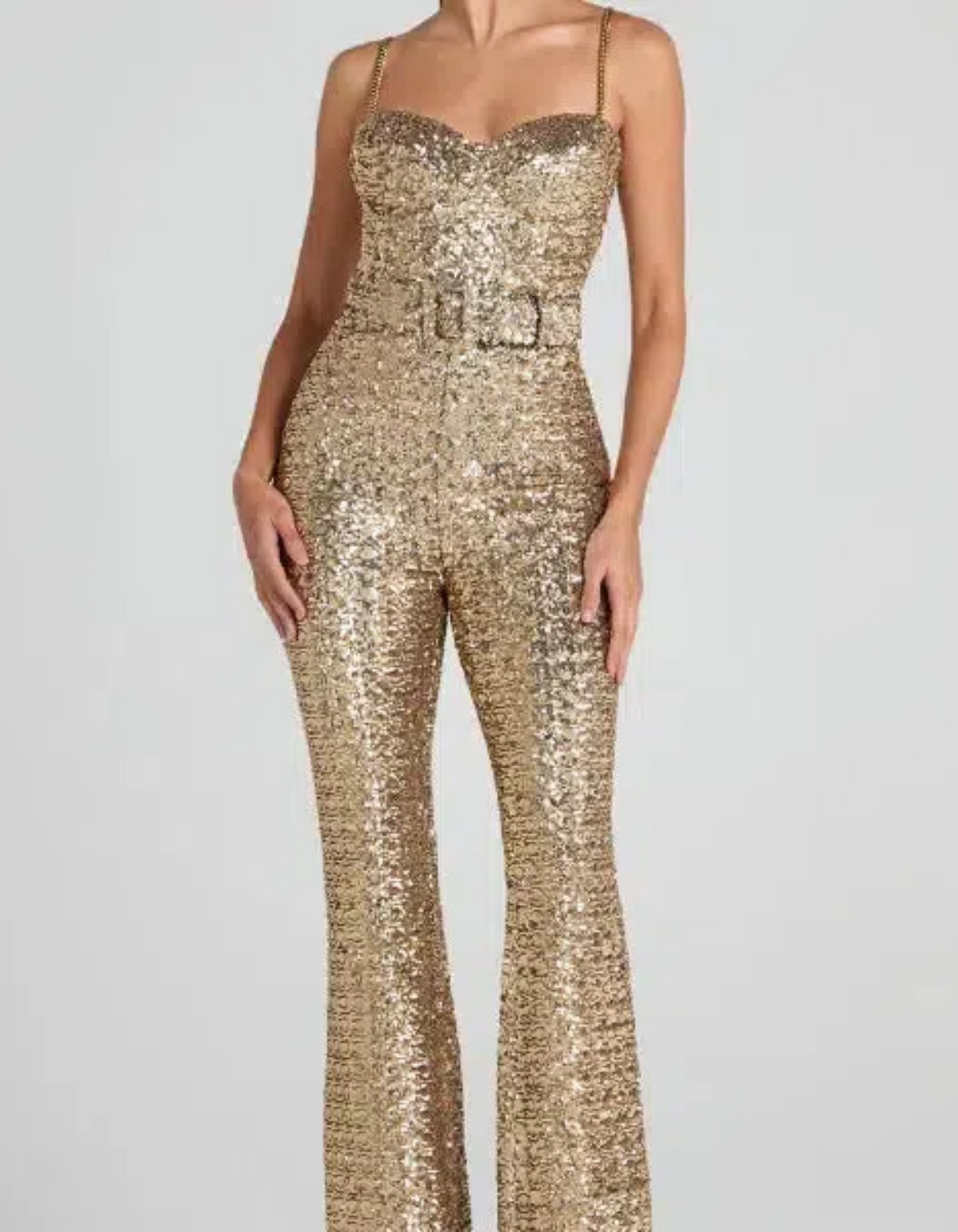 Duttini | Corseted Structure Elegant Jumpsuit