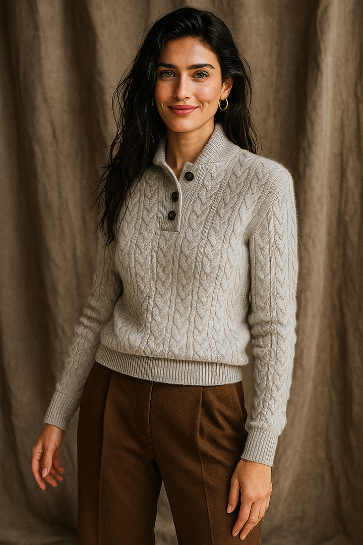 Duttini | Cashmere Button-Up Sweater