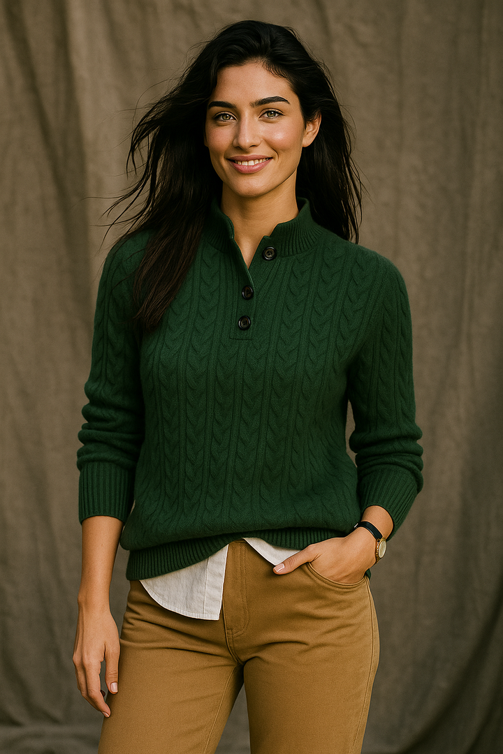 Duttini | Cashmere Button-Up Sweater