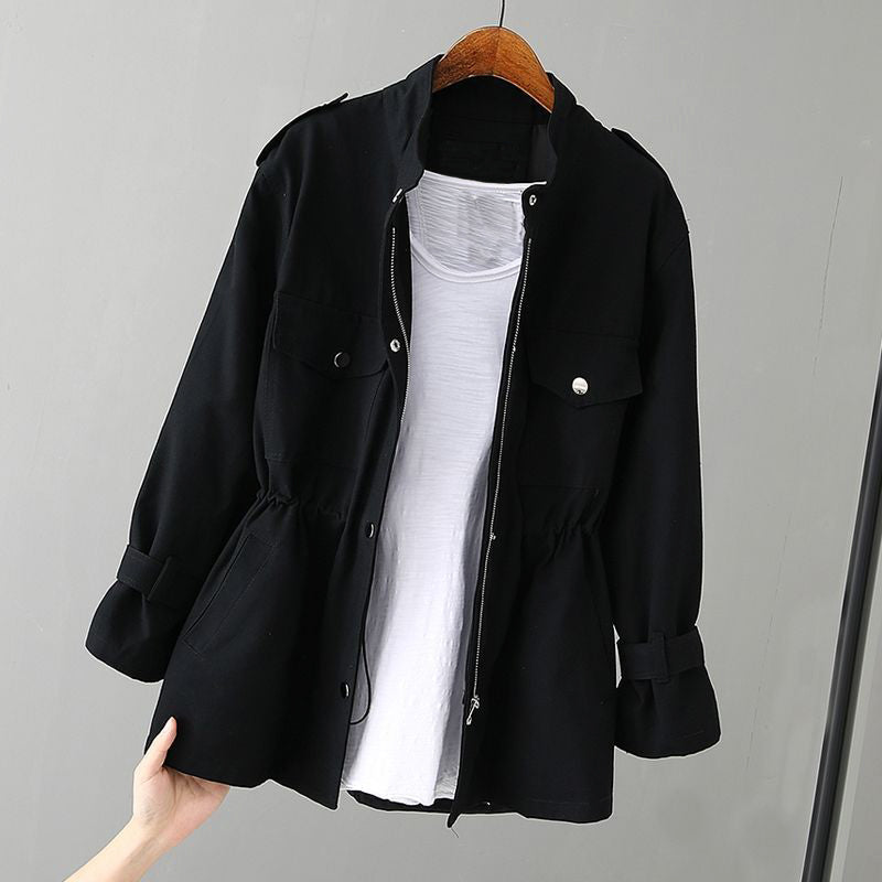 Duttini | Women's Utility Jacket, Zipper Closure
