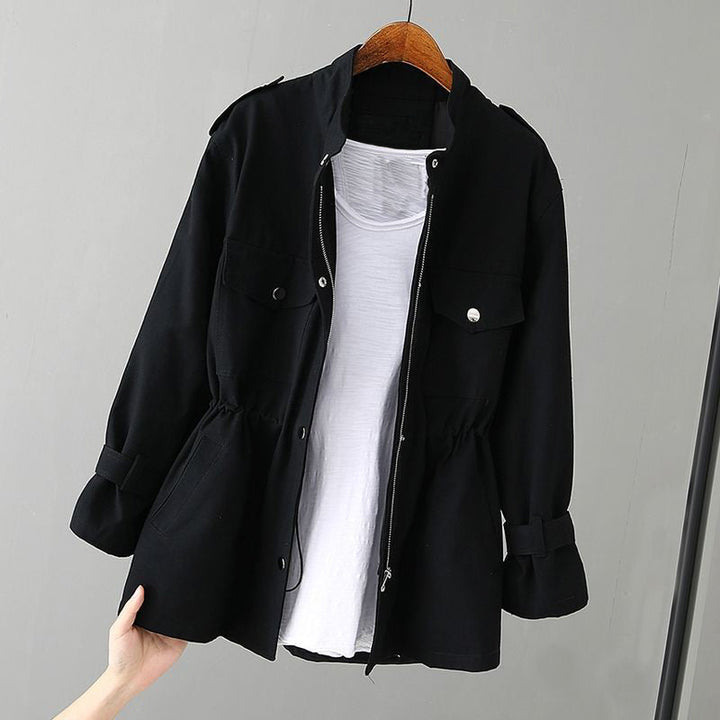 Duttini | Women's Utility Jacket, Zipper Closure