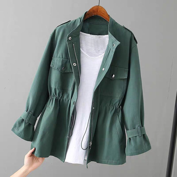 Duttini | Women's Utility Jacket, Zipper Closure