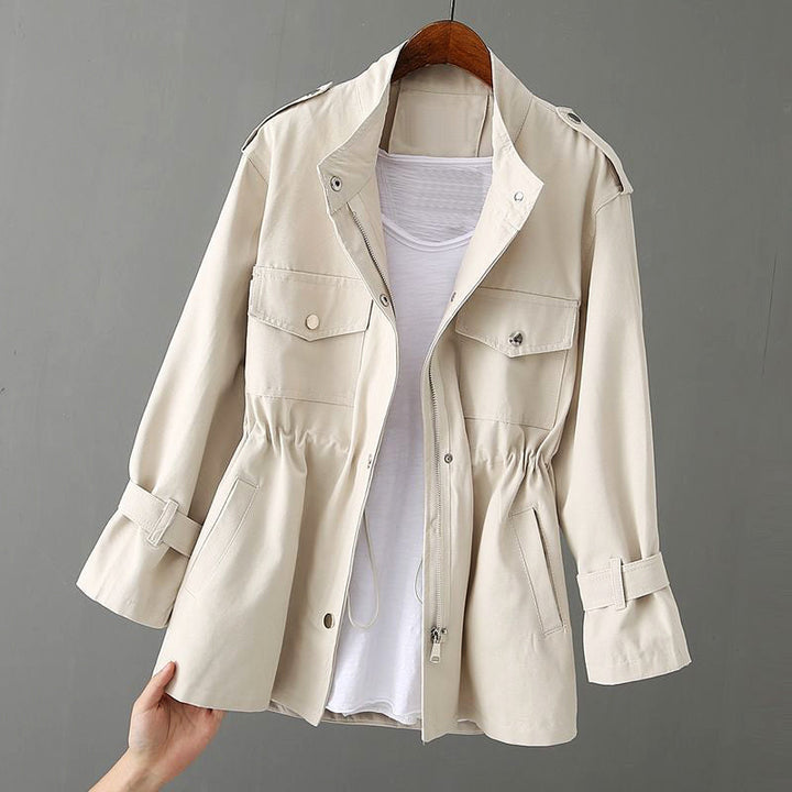 Duttini | Women's Utility Jacket, Zipper Closure