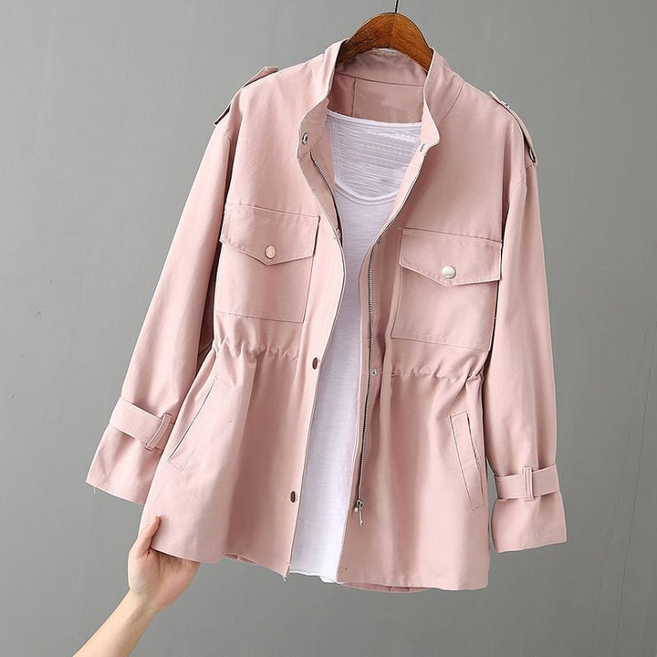 Duttini | Women's Utility Jacket, Zipper Closure