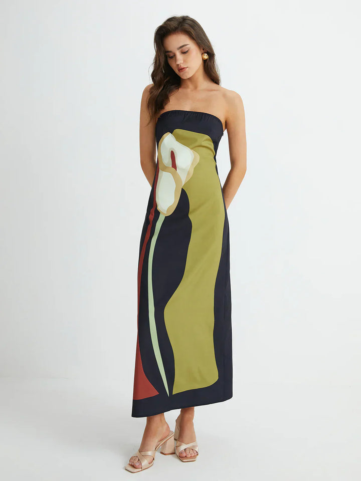 Duttini | Strapless Maxi Dress