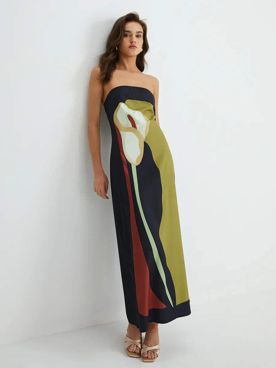 Duttini | Strapless Maxi Dress