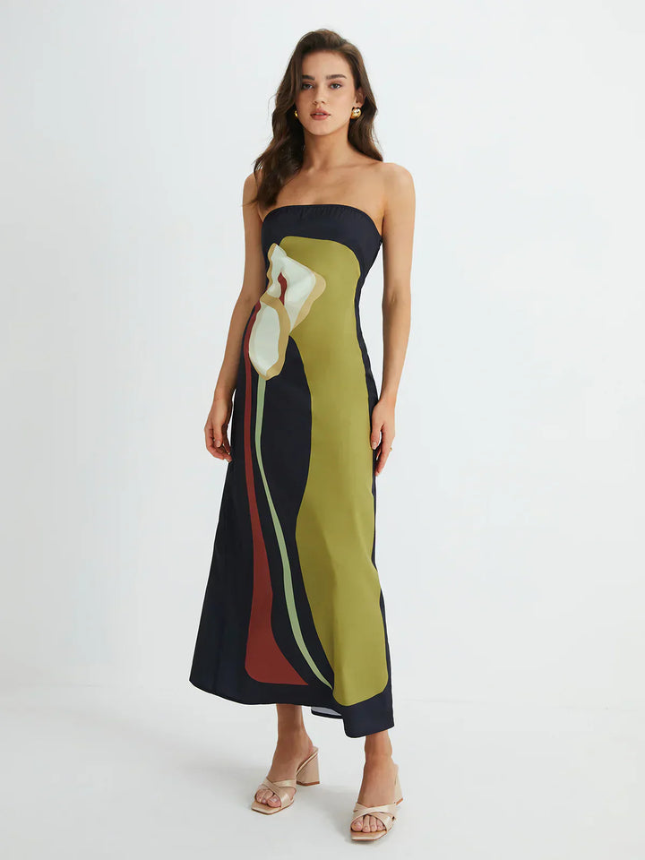 Duttini | Strapless Maxi Dress