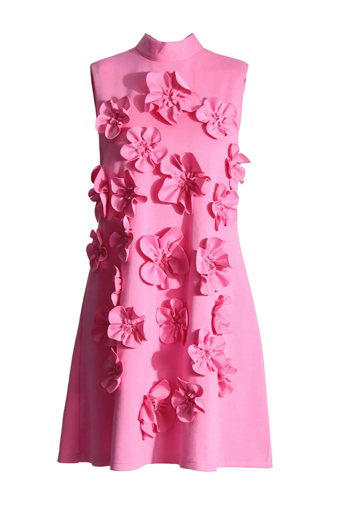 Duttini | Sculpted Floral Sleeveless Mini Dress