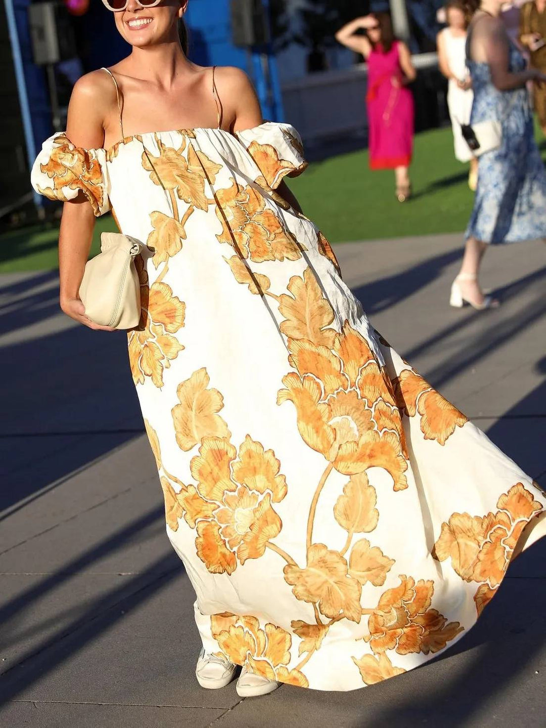 Duttini | Floral Print Sling Dress