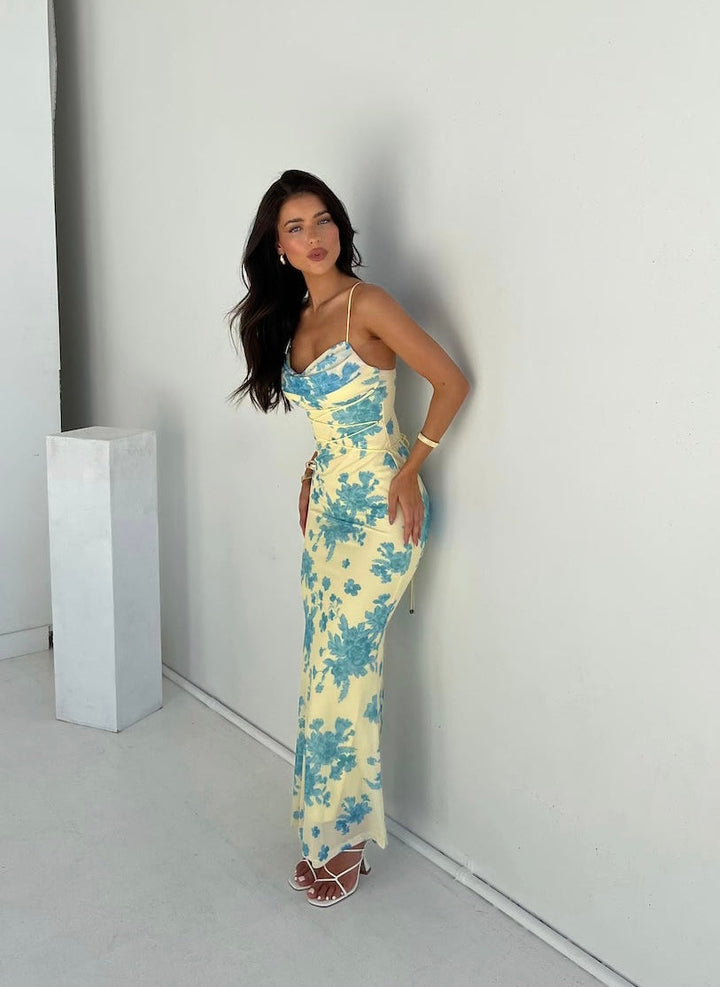 Duttini | Timeless Wedding Guest Floral Maxi Dress
