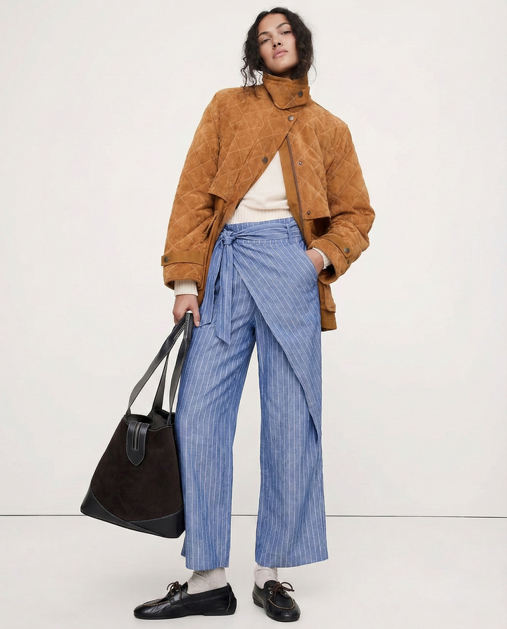 Duttini | Wide-Leg Cotton Pant for Women in Everyday Style