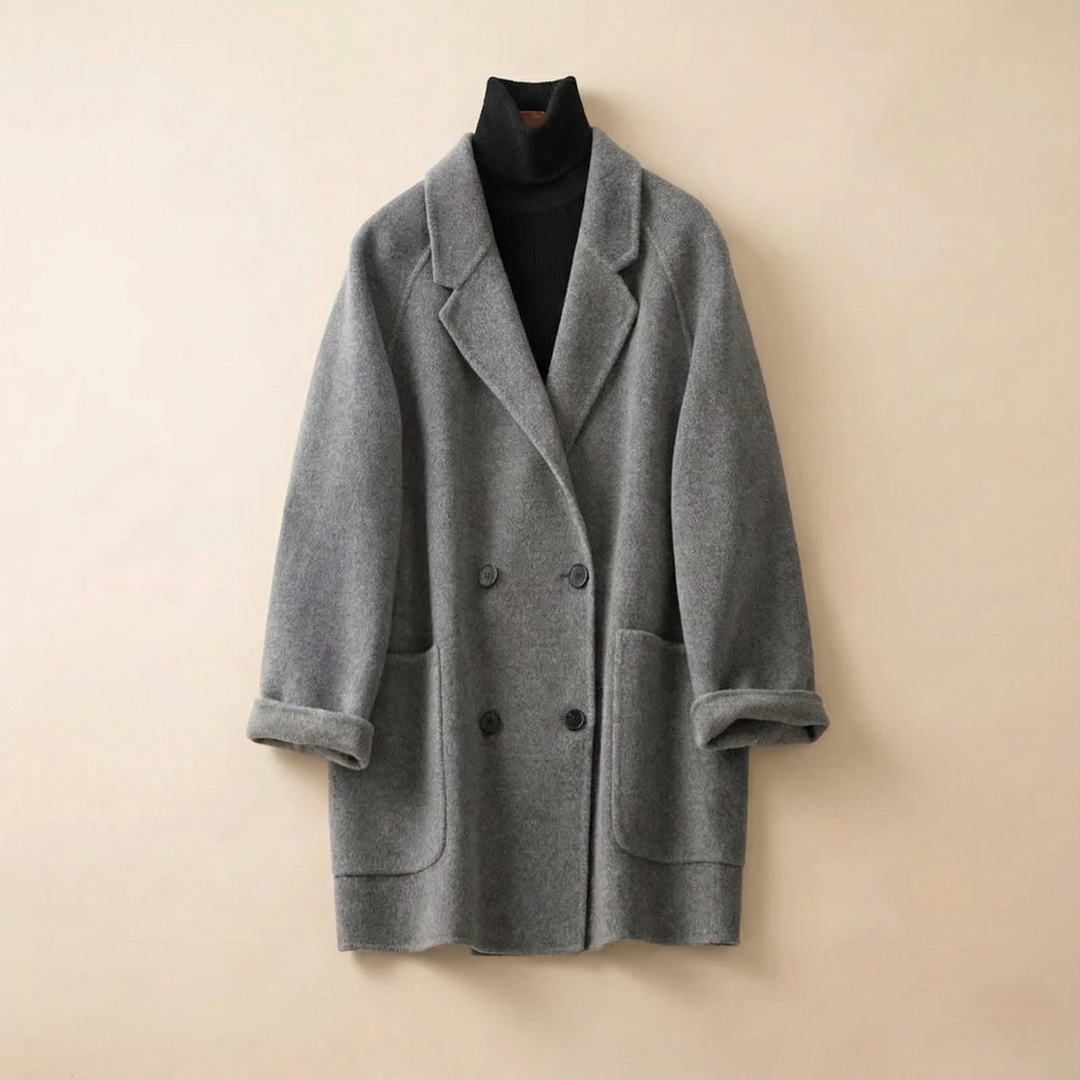 Duttini | Wool Herringbone Coat