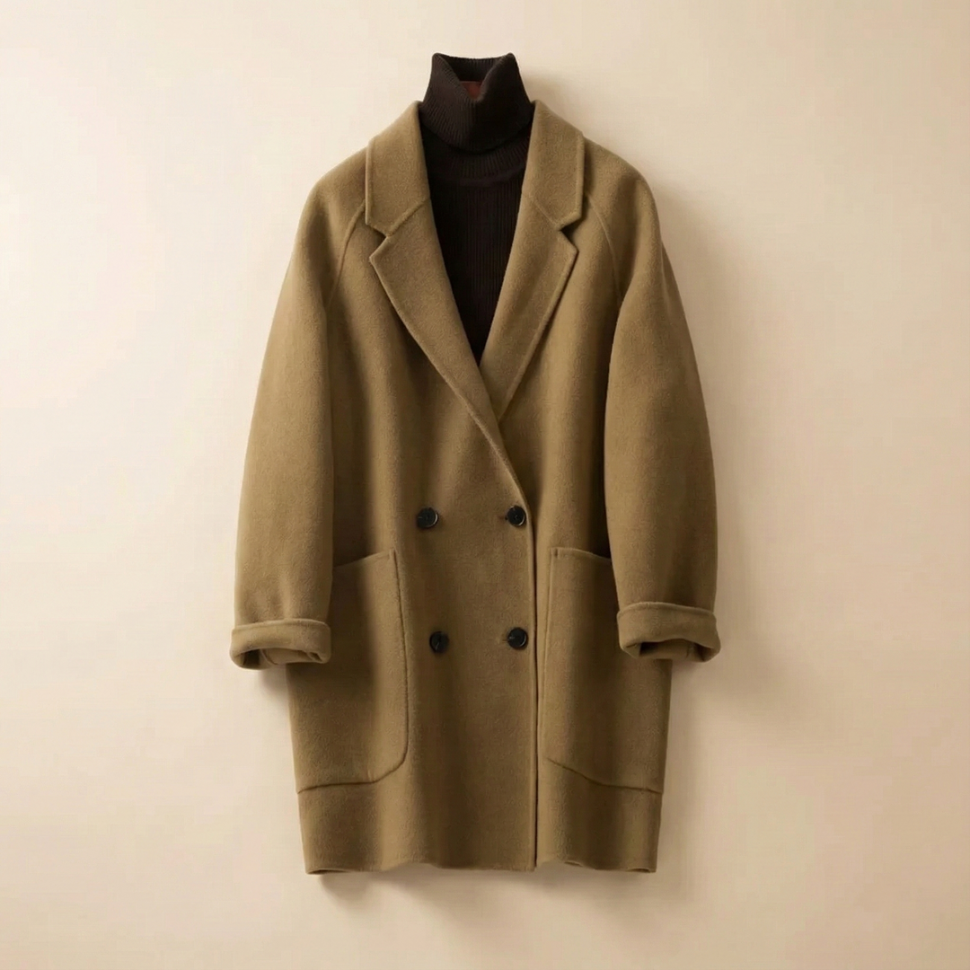 Duttini | Wool Herringbone Coat