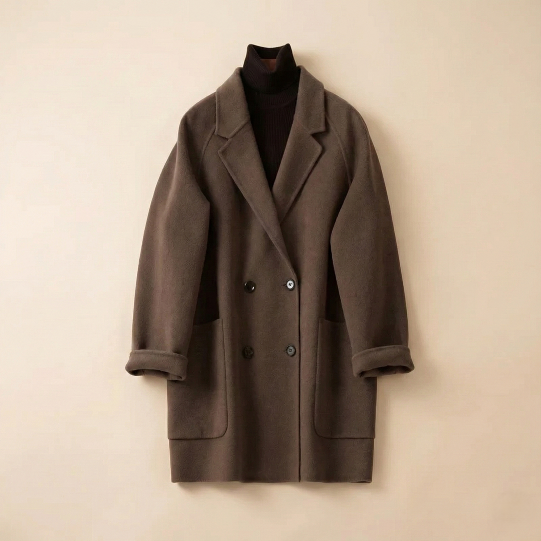 Duttini | Wool Herringbone Coat