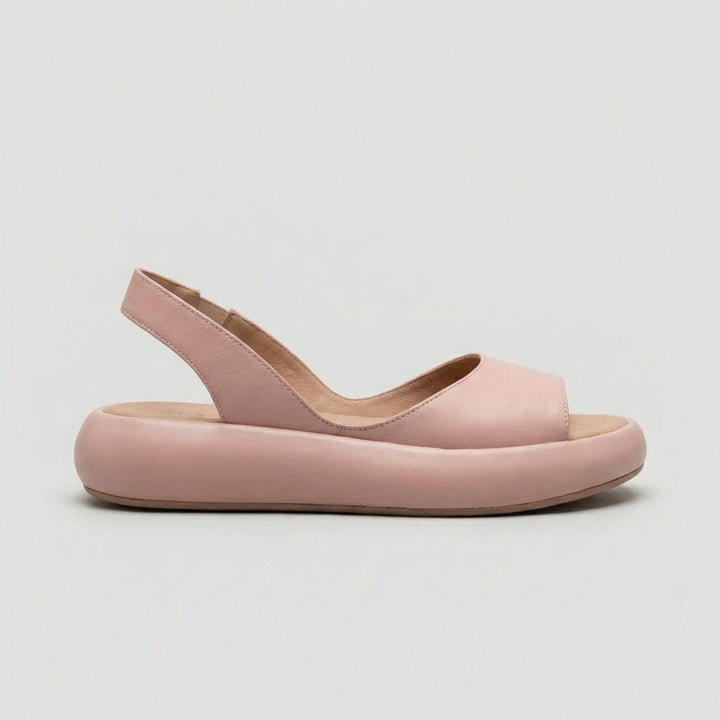 Duttini | Peep-Toe Slingback Orthopedic Sandals With Cushioned Sole Support