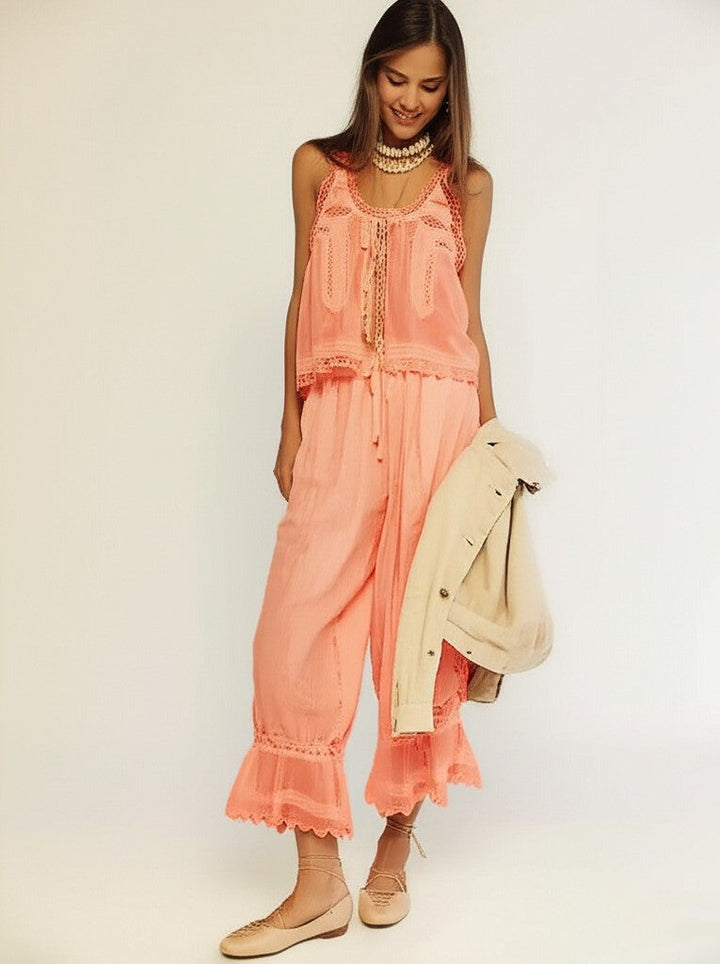 Duttini | Lace Two-Piece Set