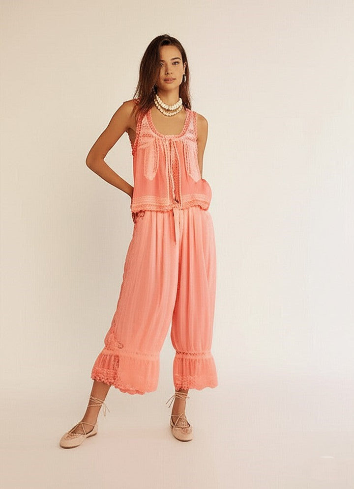 Duttini | Lace Two-Piece Set
