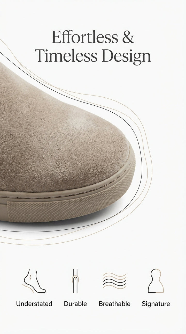 Duttini | Cushioned Fold-Over Cuff Buckle Detail Boots