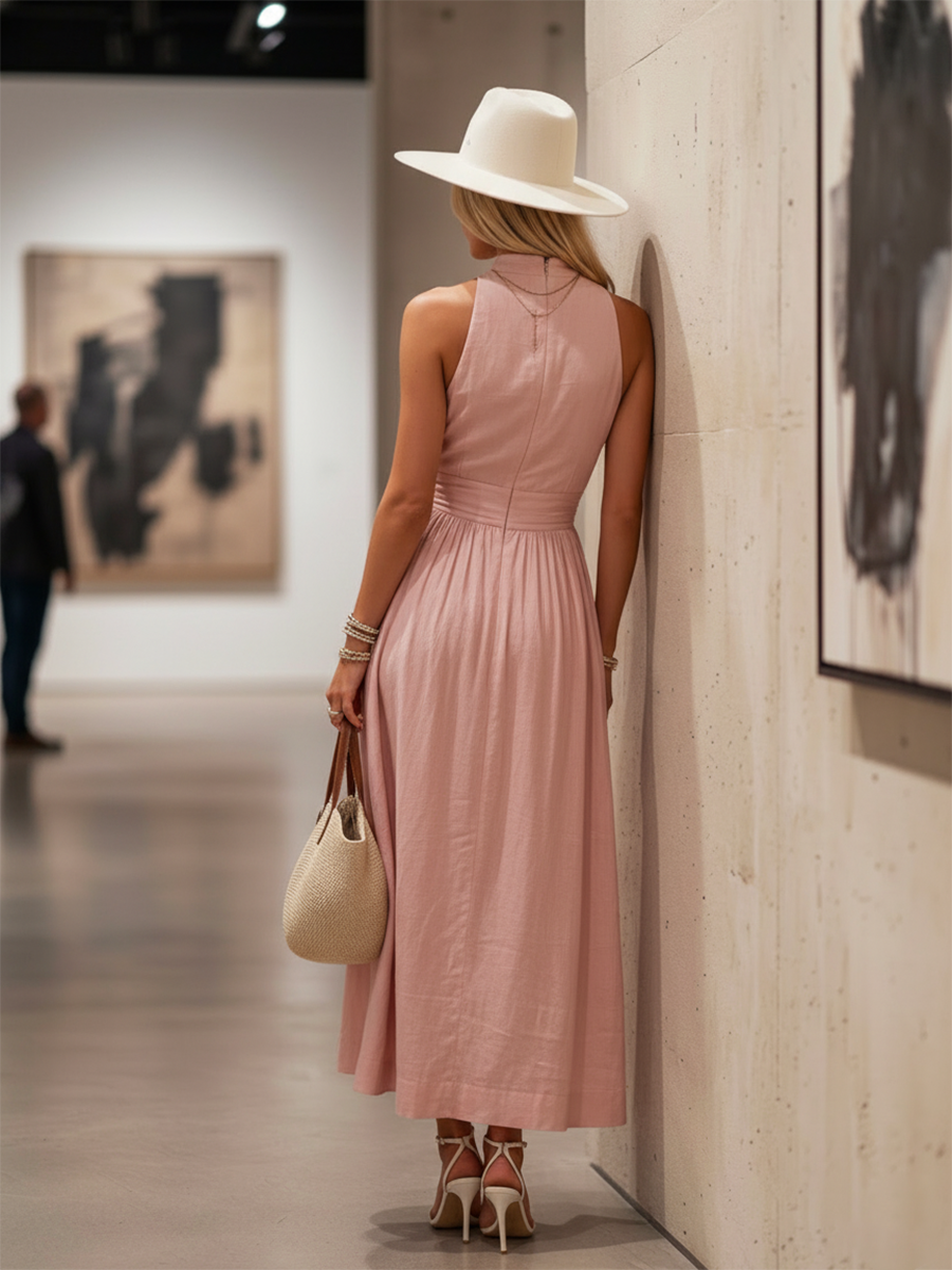 Duttini | Bohemian West Resort Elegant Sleeveless Dress