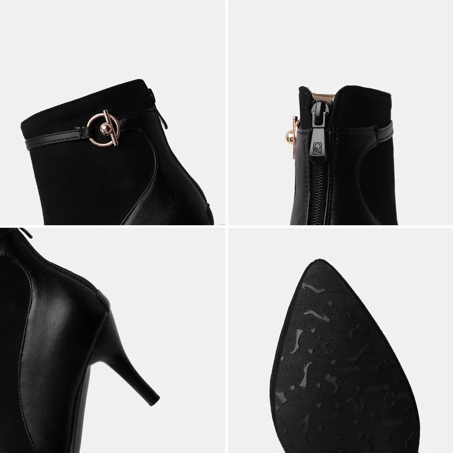 Duttini | Suede Pointy Toe Heels
