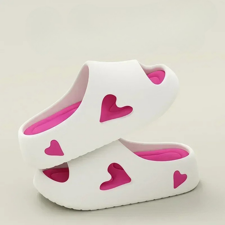 Duttini | Supportive Heavenly Soft Flip Flops With Legendary Heart Shape