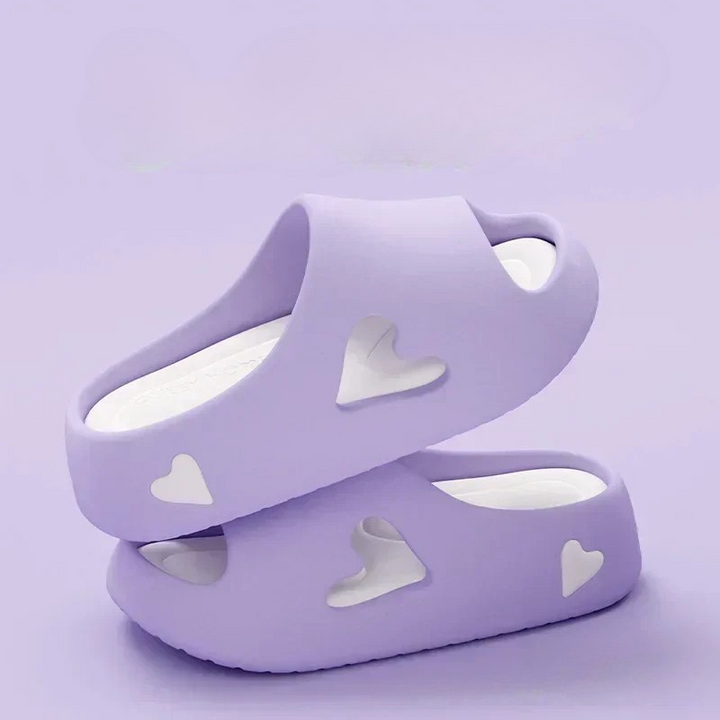 Duttini | Supportive Heavenly Soft Flip Flops With Legendary Heart Shape