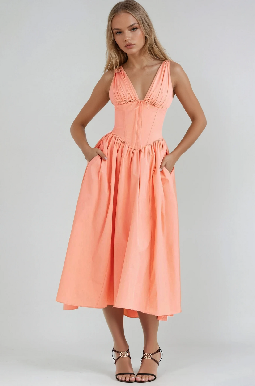 Duttini | Elegant Summer Dress with a Flattering Silhouette