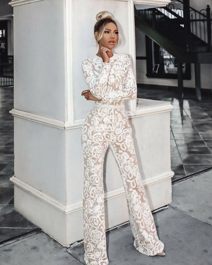 Duttini | Defined Waist Jumpsuit