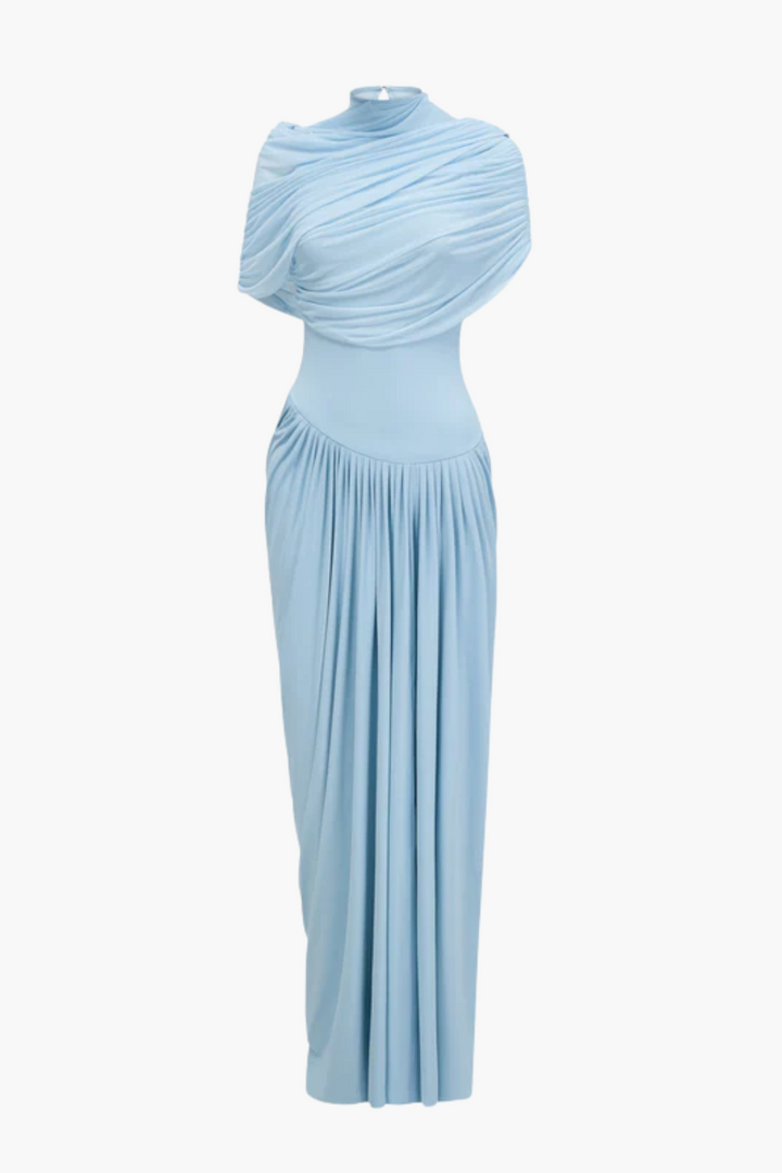 Duttini | Draped One-Shoulder Evening Gown
